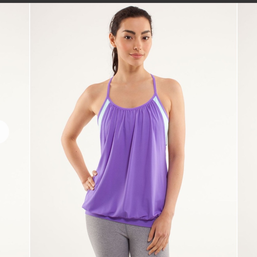 Lululemon No Limits Tank
Power Purple / Aquamarine
Size M